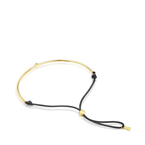 Pulsera de oro y nylon con estrella TOUS Cool Joy-2