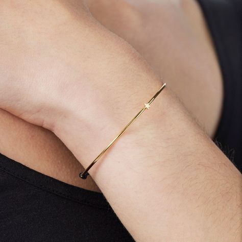 Pulsera de oro y nylon con estrella TOUS Cool Joy-3