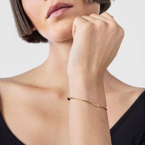 Pulsera de oro y nylon con estrella TOUS Cool Joy-6