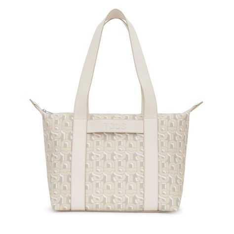 Capazo grande beige TOUS MANIFESTO-0