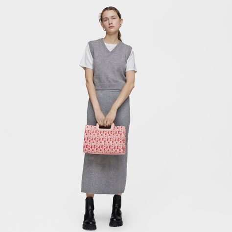 Shopper mediano Amaya coral TOUS MANIFESTO-3