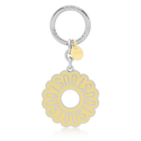 Llavero amarillo TOUS Circle Logo-0