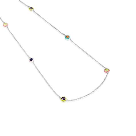 Collar de plata, gemas y esmalte TOUS Vibrant Colors-2