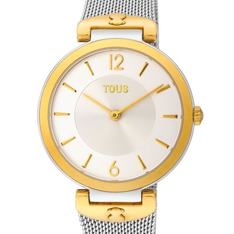 Reloj analógico S-Mesh de acero inoxidable-2
