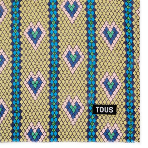 Foulard de modal amarillo TOUS Lamba-1