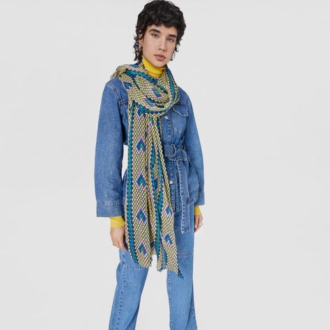 Foulard de modal amarillo TOUS Lamba-3
