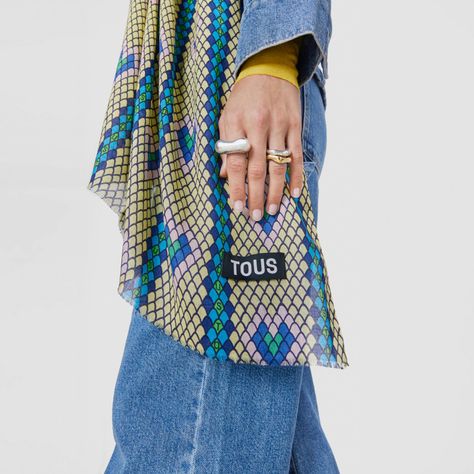 Foulard de modal amarillo TOUS Lamba-5