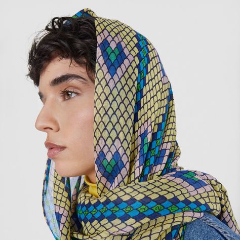 Foulard de modal amarillo TOUS Lamba-6