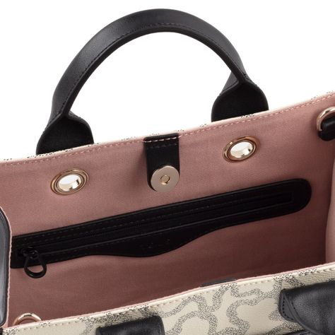 Bolso Shopping mediano Amaya Kaos Icon multi beige Tous-2