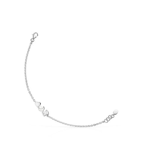 Pulsera Nocturne de Plata con Perla Tous-0