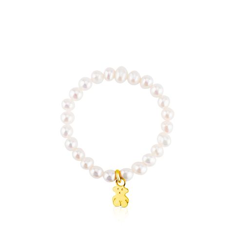 Anillo de oro y perlas cultivadas TOUS Pearls-2
