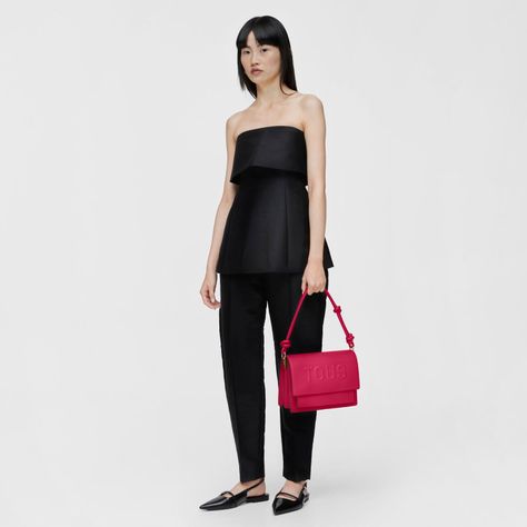 Bandolera mediana Audree fucsia TOUS La Rue New-4