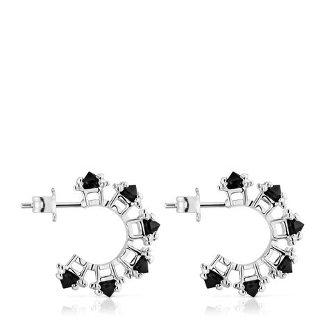 Aros de plata y ónix Color Pills Tous-1
