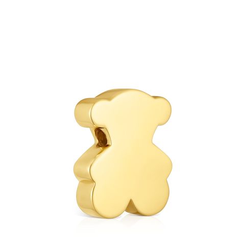 Charm TOUS 1950 oso mediano con baño de oro 18 kt sobre plata-1