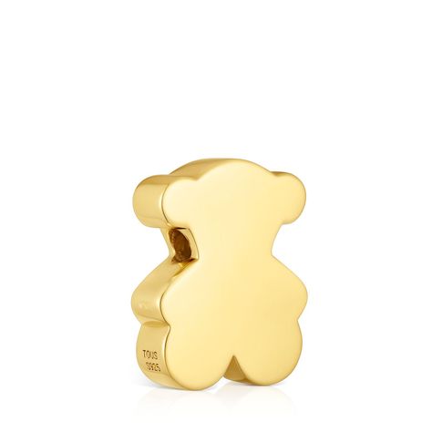 Charm TOUS 1950 oso mediano con baño de oro 18 kt sobre plata-2