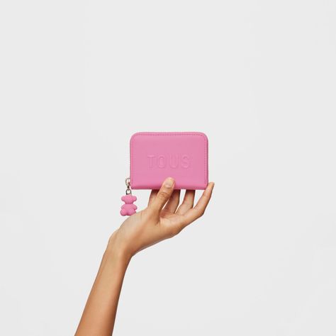 Monedero rosa oscuro TOUS Brenda-3