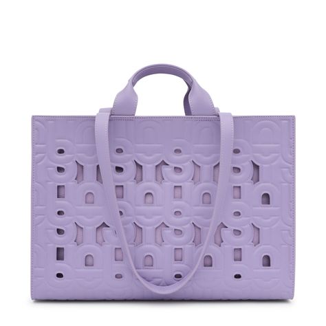 Shopper grande Amaya lila oscuro TOUS MANIFESTO CUT-0