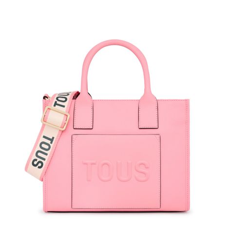 Bolso Shopping mediano Amaya rosa TOUS La Rue-0