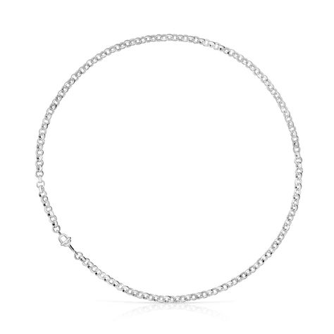 Collar mediano de plata 50 cm TOUS MANIFESTO-0