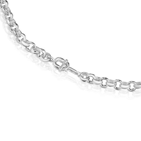 Collar mediano de plata 50 cm TOUS MANIFESTO-1