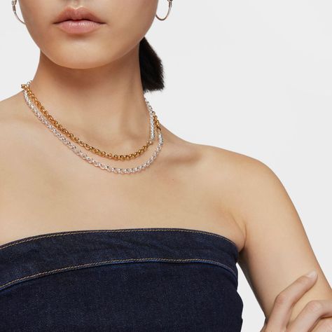 Collar mediano de plata 50 cm TOUS MANIFESTO-5