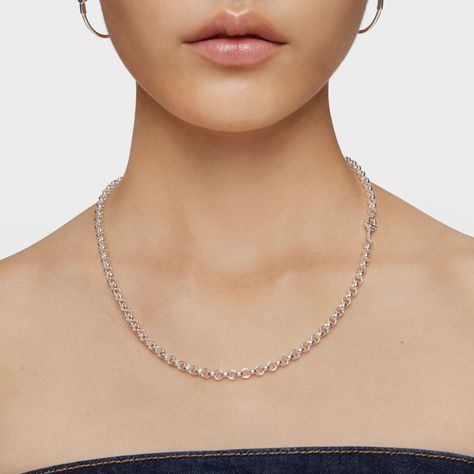 Collar mediano de plata 50 cm TOUS MANIFESTO-6