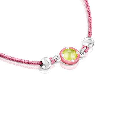 Pulsera de cordón rosa Vibrant Colors Tous-2