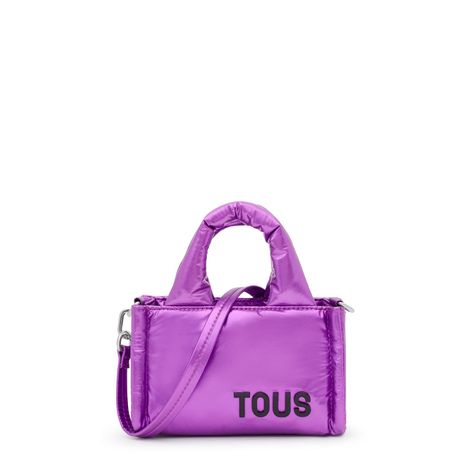 Mini bolso City lila TOUS Party-0