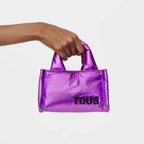 Mini bolso City lila TOUS Party-3