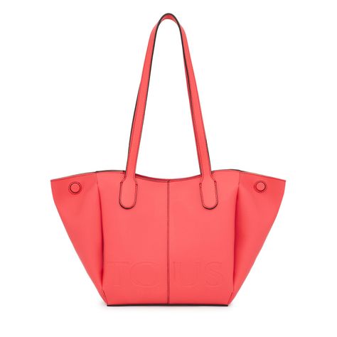 Bolso Capazo pequeño coral Terra TOUS-0