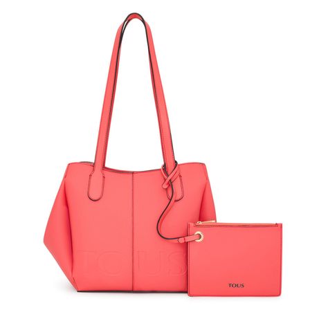 Bolso Capazo pequeño coral Terra TOUS-1