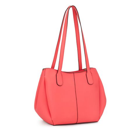 Bolso Capazo pequeño coral Terra TOUS-2