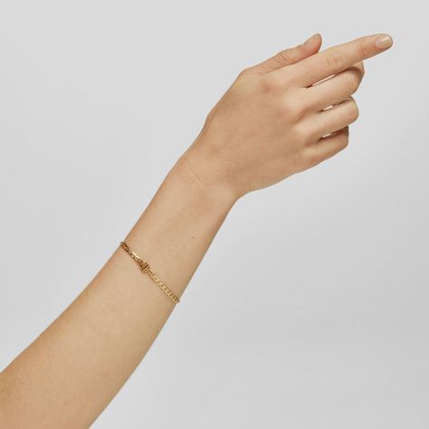 Pulsera con baño de oro 18 kt sobre plata TOUS MANIFESTO-3
