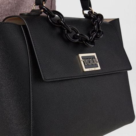Bolso City grande negro Funny Tous-2