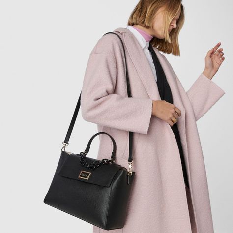 Bolso City grande negro Funny Tous-3