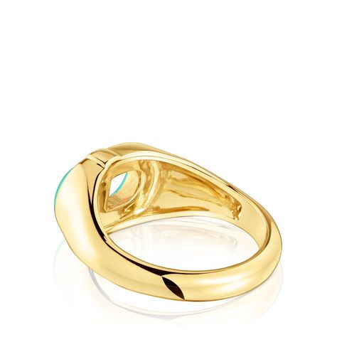 Sello con baño de oro 18 kt sobre plata TOUS MANIFESTO-2