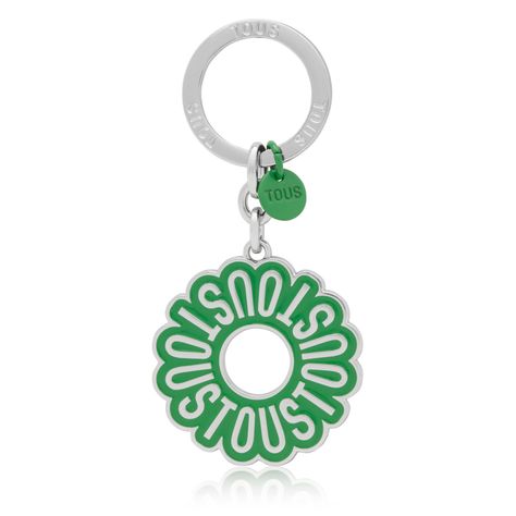 Llavero verde TOUS Circle Logo-0