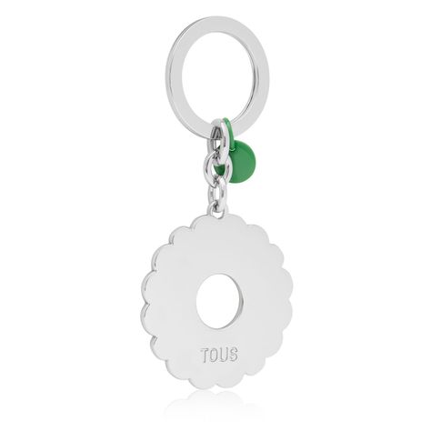 Llavero verde TOUS Circle Logo-1