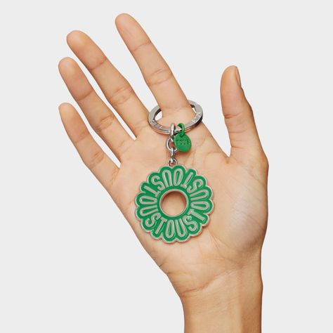 Llavero verde TOUS Circle Logo-2