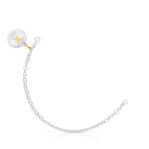 Pulsera de plata y plata vermeil oso Iris Motif Tous-0