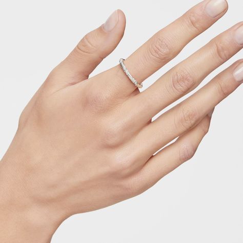 Anillo pqueño de plata Twisted-2