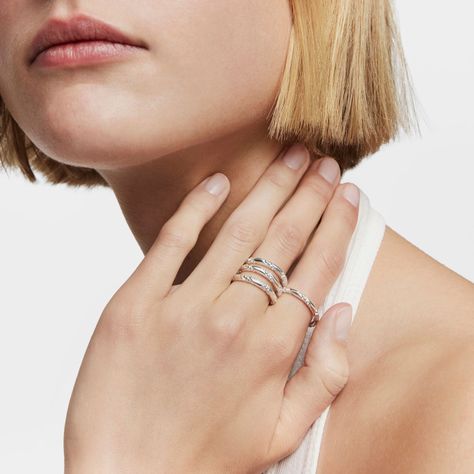 Anillo pqueño de plata Twisted-3