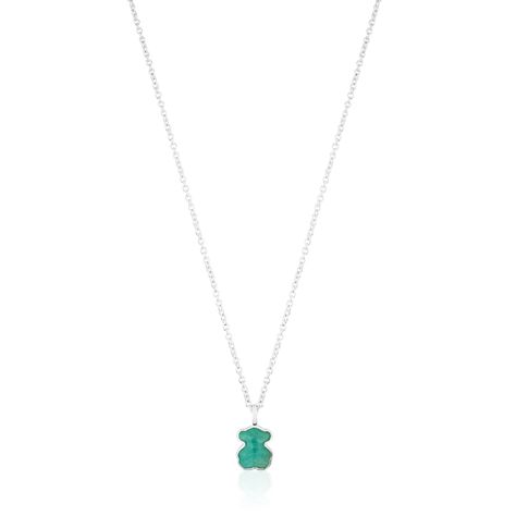 Collar New Color de Plata con Amazonita Tous-0