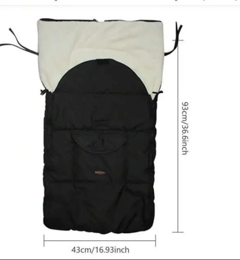 Saco Para Coche Bebé Impermeable Abrigador Forrado Cubre Pie-1
