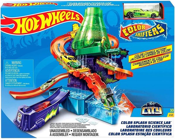 Hot Wheels City Pista De Juguete Laboratorio Científico-0