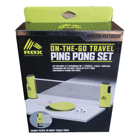 Set De Ping Pong / Tenis De Mesa Portatil-0