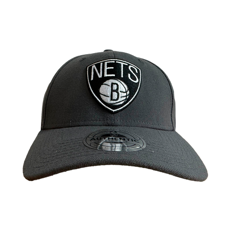 Gorra NBA Brooklyn Nets Authentic Headwear Color Gris Claro-0
