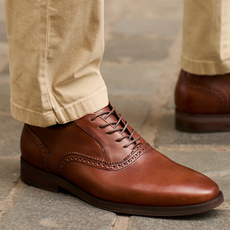 Zapato Cuero Hombre Golden Gate Light - Avellana-2