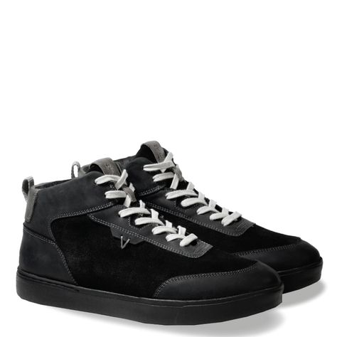 Zapatilla Mid Cuero Hombre Véroz Trend Mid Light - Negro-1