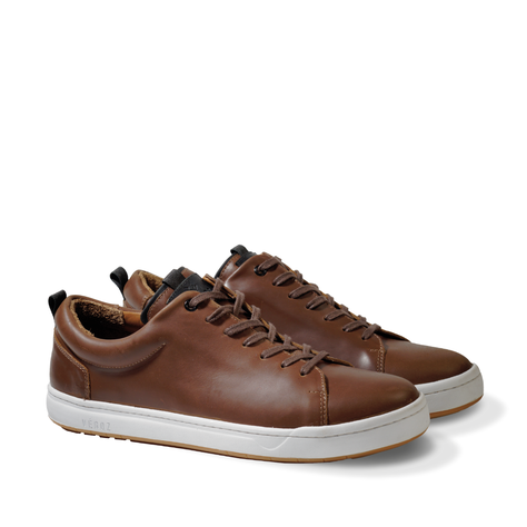 Zapatilla Cuero Hombre Rialto - Cafe-0